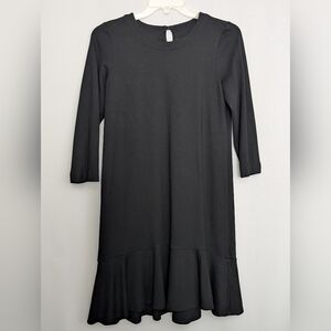 J. Jill Black Asymmetrical Dress Size Small